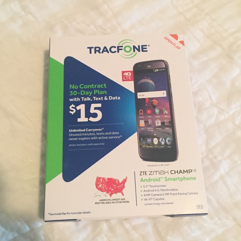 TracFone Android Smartphone 4g LTE 5.5”